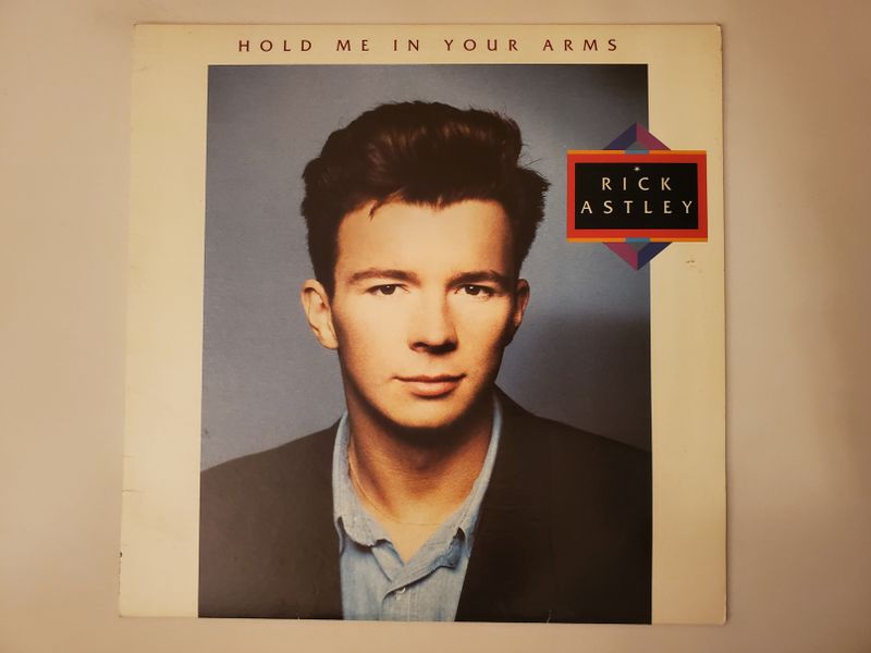 Rick Astley Hold Me In Your Arms vinyl record